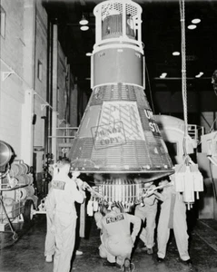 Wally Schirra's Mercury 8 capsule Sigma 7 Mercury Program 8X12 PHOTOGRAPH - Picture 1 of 1