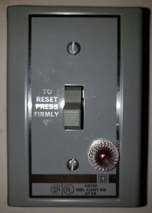 SQUARE D 2510FGJ1P Red Pilot Light Manual Motor Starter - Picture 1 of 7
