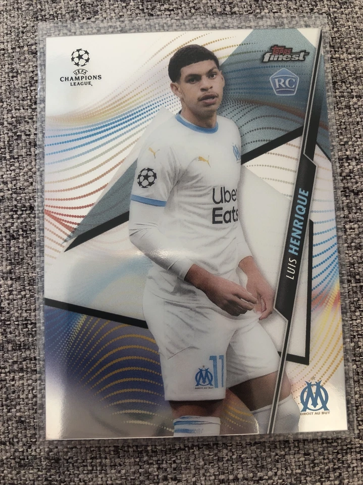 Luis Henrique 2020-21 Topps Finest Champions League ⚽️Rookie RC #3 Marseille - Image 1 of 1