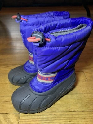 BOTAS SOREL NIÑOS TALLA 13 morado azul NC1881-546 Foto 1 de 4
