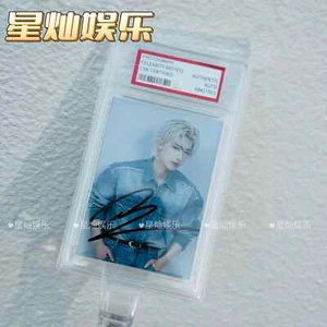 Fotos autógrafas ZEROBASEONE Ricky firma de fidelidad regalo de 3 pulgadas 沈泉锐3寸亲笔海报签名照 - Imagen 1 de 1