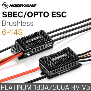 HOBBYWING Platinum 260A SBEC/OPTO HV V5 ESC 6-14S für 700-800 Size Hubschrauber - Bild 1 von 20