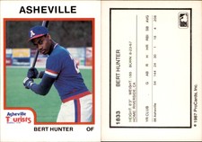 Bert Hunter 1987 ProCards #1833 Card *AutographDen*