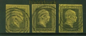 Preussen Mi # 4 (3) gestempelt breitrandig Nummern-Stempel (48121) - Bild 1 von 1