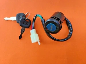 Motorcycle Ignition Key Switch  For HONDA CG-125  CB-125 Wires Male Connector 4 - Bild 1 von 3