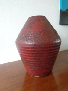 Dutch Mobach hand signed Mid Century Large Oxblood Vase by Piet Knepper - Bild 1 von 6
