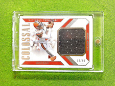 David Njoku NATIONAL TREASURES JERSEY CARD SP # /99 BROWNS sp 2018 MAKE AN OFFER