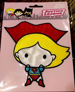 Parche de hierro en aplique emoji de Supergirl de DC Comics - Imagen 1 de 2