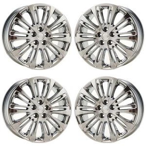 19" Buick Envision Bright Chrome wheels rims Factory OEM set 4807 EXCHANGE - Picture 1 of 8
