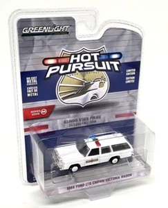 Greenlight 1/64 Ford LTD Crown Victoria Wagon 1988 Illinois State Police Car - Picture 1 of 4