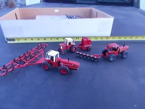 Lot 6 Played with Ertl IH International Tractors Implements 1/64 1086 3588 6388 - Picture 1 of 10