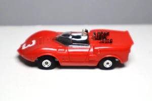 Vintage Aurora Cigarbox Car 6114 Chaparral Red Rare #3 NM - Picture 1 of 6