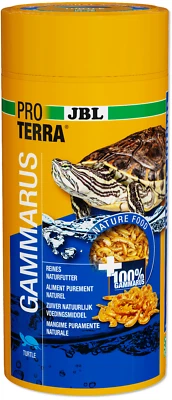 JBL PROTERRA GAMMARUS 1 Liter Reptilienfutter Schildkröten Futter Bachflohkrebse