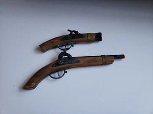 VINTAGE HANDMADE CAP MUSKET STYLE TOY GUN'S WOOD METAL( NON FIRING ORANGE PLUG) - Picture 1 of 10