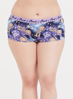 Bermuda masculina de algodão com estampa cósmica Groot Marvel Comics nova com etiquetas tamanho 1 2 3 4 5 - Imagem 1 de 4