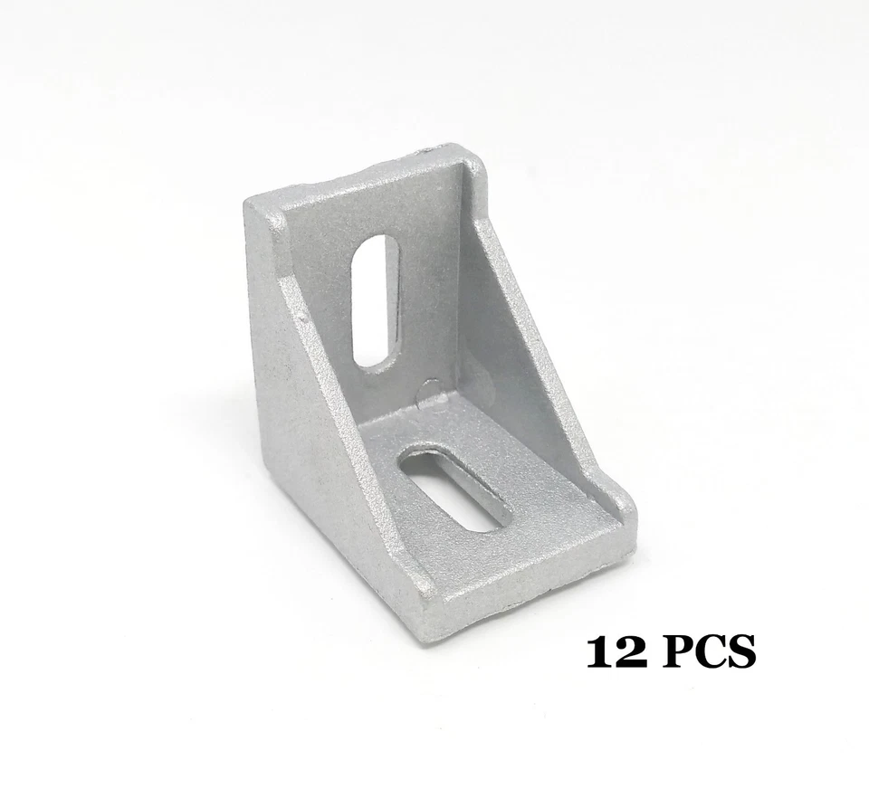 ZYLTECH 12X 90° 30mm x 30mm Aluminum Brace/Angle Bracket for 3030 Extrusion