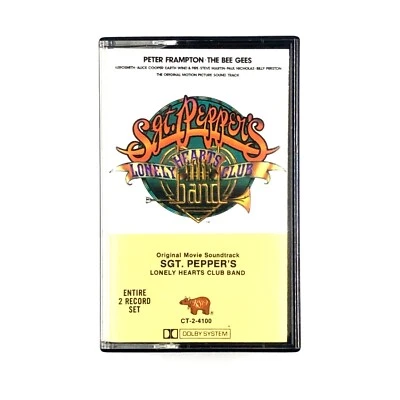 SGT PEPPER'S LONELY HEARTS CLUB BAND Soundtrack Cassette Tape FRAMPTON BEE GEES - Image 1 of 4