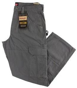 Wrangler Men's Cargo Workwear Ranger Pant in Loden, Rip-Stop, 8-Utility Pockets - Picture 1 of 16