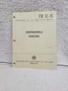 Vintage Original Vietnam War Era Counter-Guerilla Operations Manual Dated 1967 - Bild 1 von 4