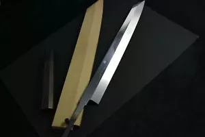 Chef Knife Satoshi Nakagawa Fuji Moon White 2 Honyaki Kiritsuke Yanagiba 300mm(I - Picture 1 of 12