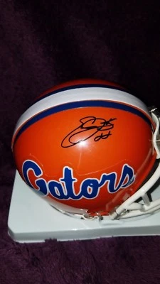 MINI CASCO FIRMADO POR EMMITT SMITH FLORIDA GATORS CON CERTIFICADO DE AUTENTICIDAD JSA y holograma Foto 1 de 4