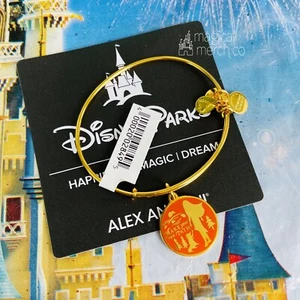 Disney Parks Alex & Ani Pocahontas Make Your Own Path Disney Gold Bracelet New - Picture 1 of 1