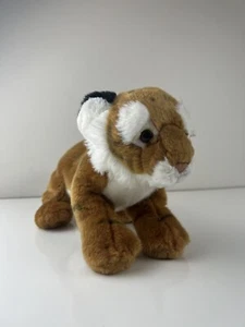 SOS Save Our Space Realistic Tiger Cub Plush 14" Soft Stuffed Animal Jungle Toy - Picture 1 of 15
