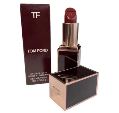 TOM FORD  Lip Color Matte - 08 VELVET CHERRY - NIB - .1oz/3g FULL SIZE - Image 1 of 4
