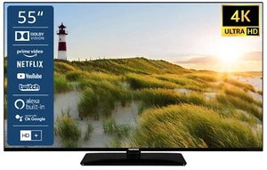 Telefunken D55U660X5CWI 55 Zoll Fernseher 4K Smart TV HDR Dolby Vision gebraucht - Bild 1 von 7