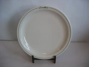 Vtg 9" restaurant ware plate Carrabba's Italian Grill Niagara china USA advertis - Picture 1 of 5