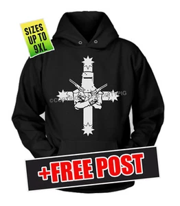 NED KELLY HOODIE EUREKA FLAG BIG MENS 5XL/6XL/7XL/8XL/9XL/10XL/11XL/12XL/13X - Picture 1 of 1