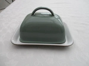 Denby Regency Green Lidded Butter Dish - Picture 1 of 5