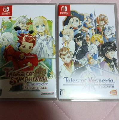 Lot 2 Tales of Vesperia Symphonia Remastered set Nintendo Switch Japan Tested - Image 1 of 3