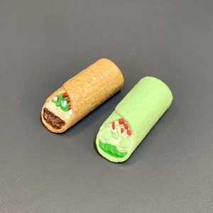 Lote 2 accesorios de juguete de comida raros para muñeca American Girl 18" OG KID regalos juguetes #70 - Imagen 1 de 5