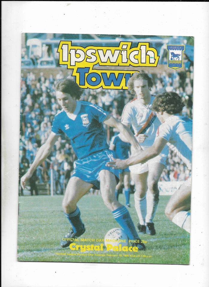 IPSWICH TOWN V CRYSTAL PALACE 19/02/1980 DIVISION 1 (14) - Image 1 of 1