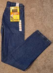 Wrangler Jeans Mens 38x40 Blue Original Fit 13MWZ Cowboy Cut Western Denim - Picture 1 of 7
