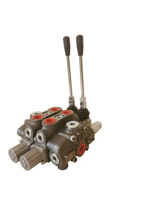 39,5 GPM (150L) Hydraulic Sectional Control Valve with 2 Levers, 1" BSP - Image 1 of 4
