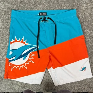Miami Dolphins NFL Team Apparel Mens Swim Trunks Shorts Sz 36 Logo - Picture 1 of 7