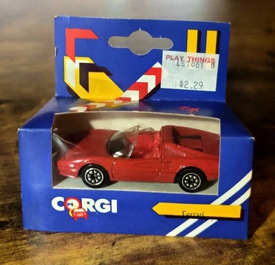 CORGI THE RED 1984 FERRARI 308 GTS RED W/RED IINTERIOR MADE IN GREAT BRITAIN NOS - Image 1 of 4