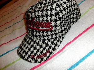 Alabama Crimson Tide hat HOUND TOOTH - Picture 1 of 5