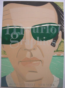 Alex Katz (1927) Alex Selbstportrait mit Sonnenbrille Mourlot New York Lithogr - Picture 1 of 3