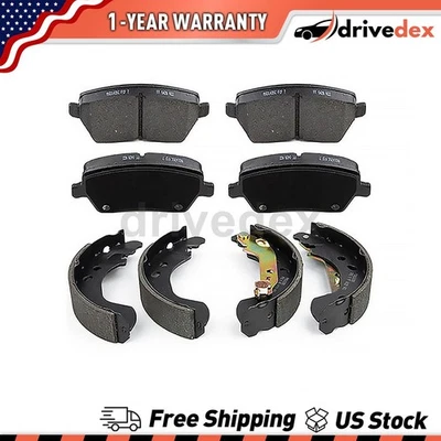 Pastillas y zapatas de freno delanteras traseras para Nissan Micra_DV 2005 2006 2007 Foto 1 de 4