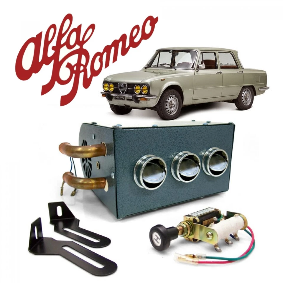 Alfa Romeo Compact 3-Port Under Dash Cab Heater Core Box Assembly gtv6 giulietta - Image 1 of 4