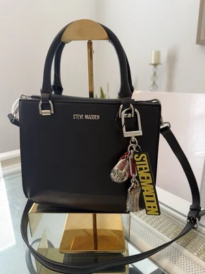 STEVE MADDEN BSTEEL -C сумка черный новый с Ярлыками $98 - Изображение 1 из 4