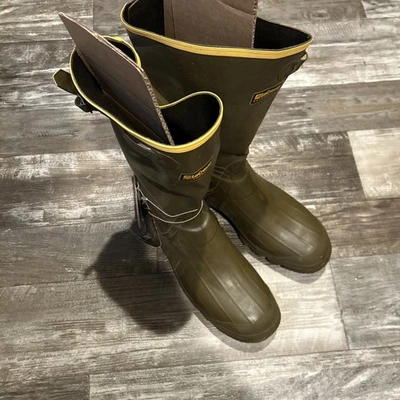 Honeywell Servus Outdoorsman Burly Plain-Toe Rubber Boots, Men's Size 14 26604 - Image 1 of 3