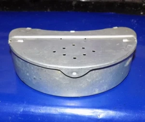 Vintage Markenlose Aluminium Kricket/Wurm Angeln Köderbox - Bild 1 von 4