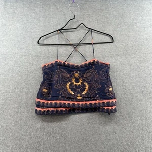 Top Free People para mujer talla XS recortado bordado flores - Imagen 1 de 7