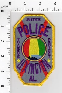LEXINGTON -- ALABAMA SAMMLERSTÜCK POLIZEI BESTICKTER AUFNÄHER - Bild 1 von 2