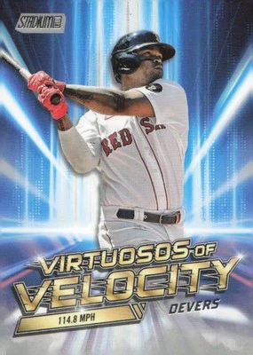 2023 Stadium Club #VV-16 Rafael Devers Virtuosos of Velocity - Image 1 of 2
