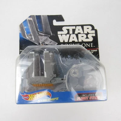Hot Wheels Star Wars IMPERIAL CARGO SHUTTLE Starships Rogue One NEW w/ Card Wear - Image 1 of 4